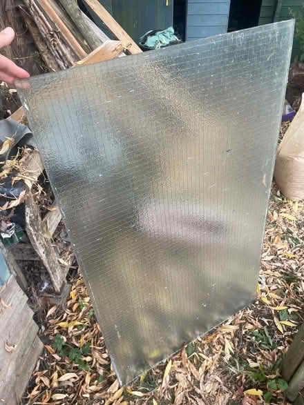 Photo of free Original 1930s Wired Glass Pane (Georgian Wire Glass) (Florence Park OX4) #1