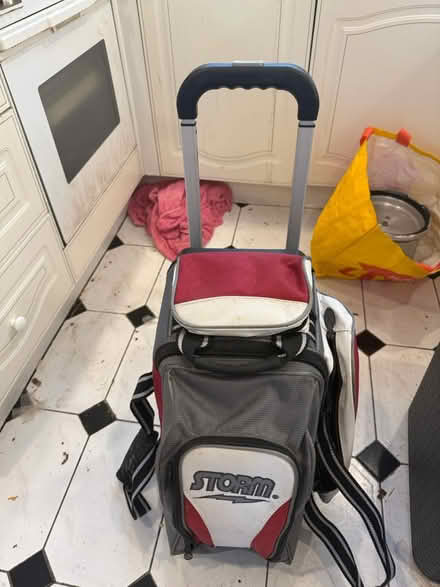 Photo of free ten pin bowling balls and bag (Croydon. CR2 9) #3