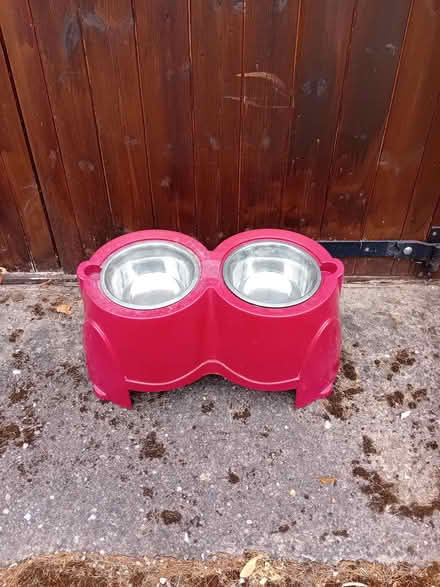 Photo of free Raised dog bowls (Malvern Link WR14) #1