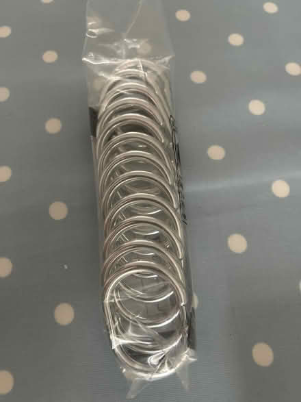 Photo of free 12 shower curtain hooks (TW2 whitton) #1