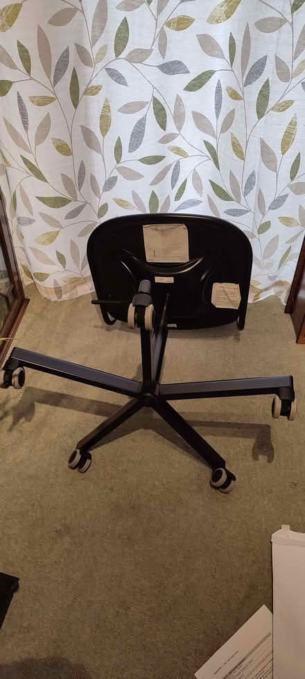 Photo of free IKEA ÖRFJÄLL / SPORREN Black Office Swivel Chair (Elmswell IP30) #3