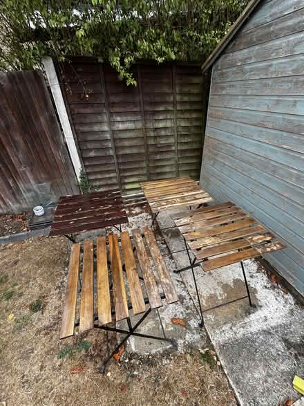 Photo of free Various garden tables (Beckenham BR3) #1