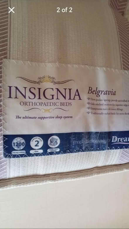 Photo of free Double mattress (orthopaedic) (Ilford IG1) #1
