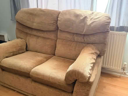 Photo of free Dark beige sofa (Chichester PO19) #1