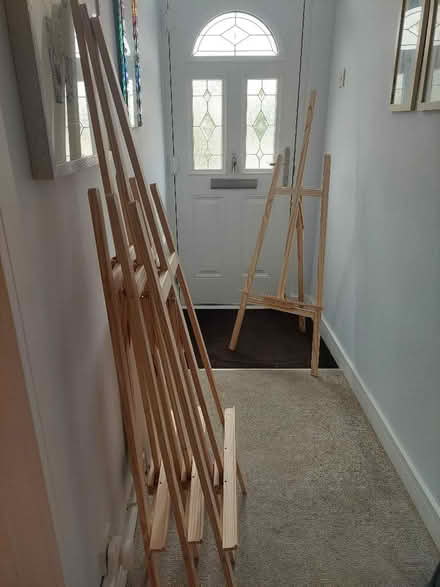 Photo of free 4 x wooden easels (Goonhavern TR4) #3