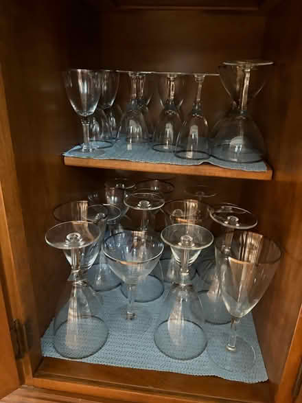 Photo of free Glass stemware (Off Lexington st in Waltham) #1