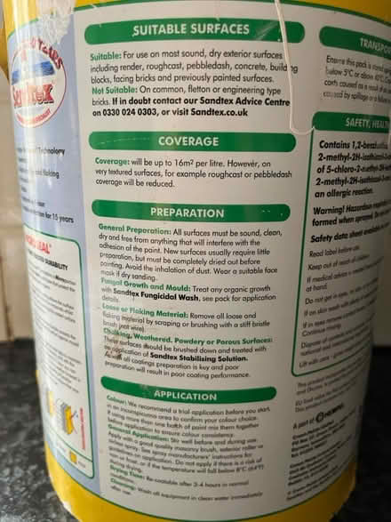 Photo of free White Masonary Paint (Mitcham CR4) #4