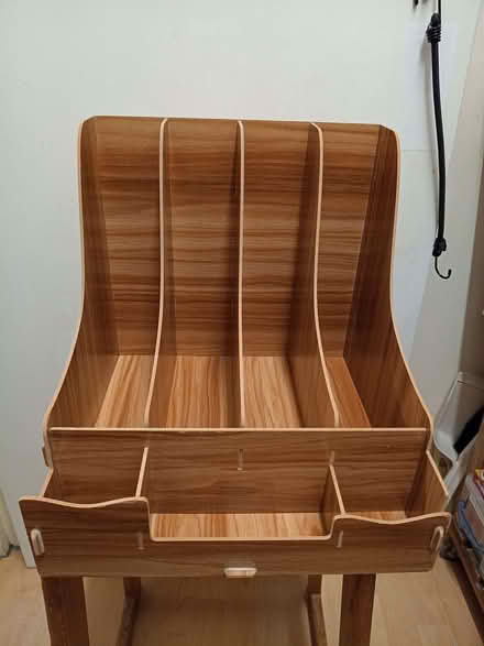 Photo of free plywood filing rack office organiser 32.5x33x31cm (Boscombe BH5) #1