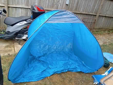 Photo of free Blue beach shelter (Odd Down BA2) #1