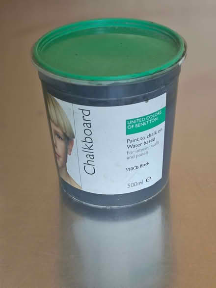 Photo of free 1 pot of black colour paint to chalk on (Greenford W7) #1
