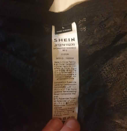 Photo of free Black lace tiered trousers (Central IP1) #2