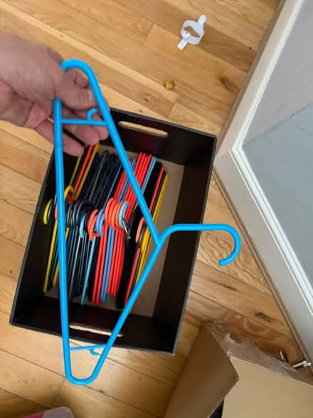 Photo of free Large bundle of clothes hangers (Upton E15) #1