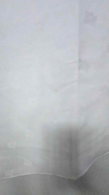 Photo of free Large oval white fabric tablecloth (Townsend AL3) #2