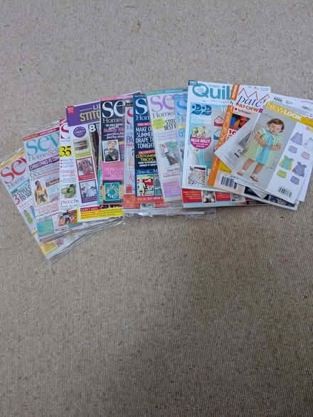 Photo of free Sewing magazines and patterns (Wallands Park BN7) #1