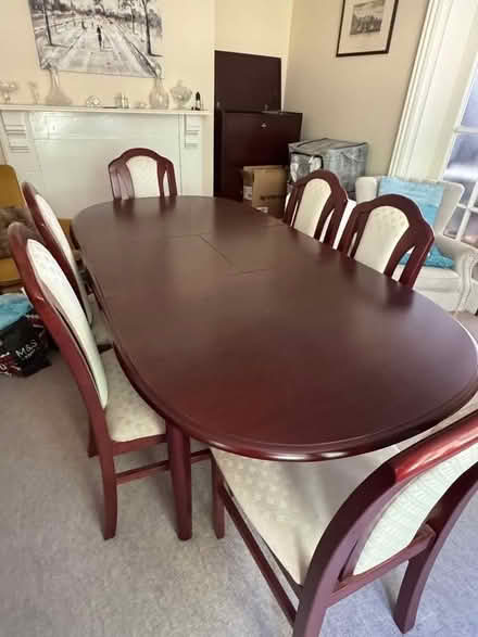 Photo of free Extending Dining table and 6 chairs (Alderbury SP5) #1