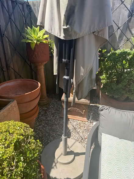 Photo of free Crate and Barrel outdoor umbrella (Bayfarm, Alameda) #2