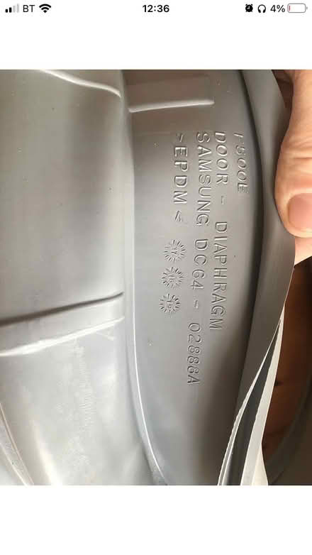 Photo of free Samsung Washing Machine Door Seal (Eltham SE9) #2