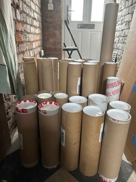 Photo of free Used cardboard delivery tubes various sizes (Bronllys LD3) #1
