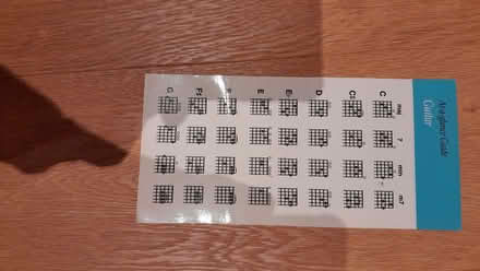 Photo of free Guitar chords laminated card (Combe Down BA2) #1