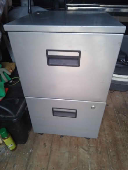 Photo of free Two draw filing cabinet (Littlehampton) #1