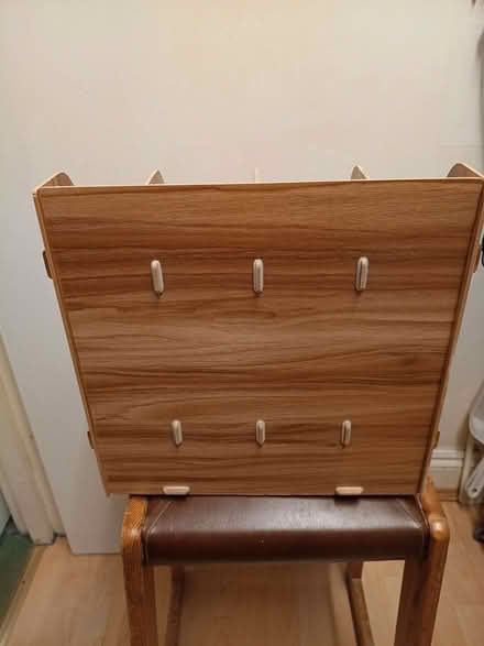 Photo of free plywood filing rack office organiser 32.5x33x31cm (Boscombe BH5) #4