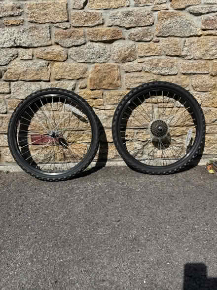 Photo of free Bicycle wheels (Camelford PL32) #4