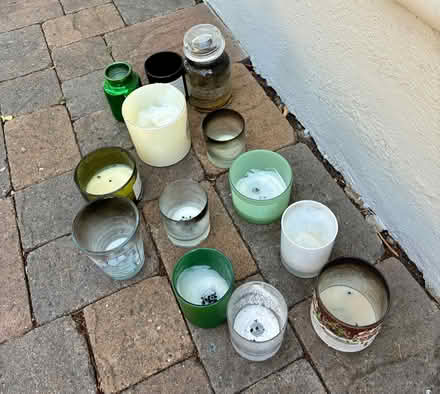 Photo of free Empty glass candle containers (Pruneyard Dry Creek) #2