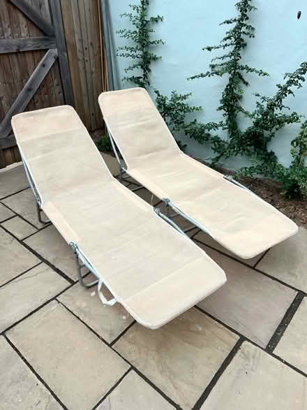 Photo of free Two sun loungers (St Nicholas SG1) #1