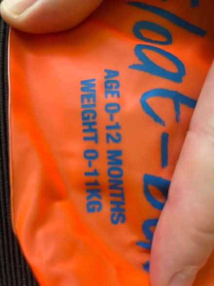 Photo of free Zoggs float bands for baby 0-12 months (Alcester Lanes End B14) #2