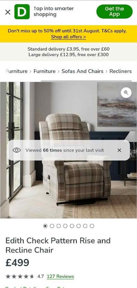 Photo of free Dunelm Electric Rise & Recline Chair š (Goffs Oak EN7) #3