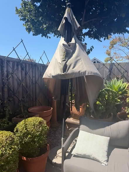 Photo of free Crate and Barrel outdoor umbrella (Bayfarm, Alameda) #3
