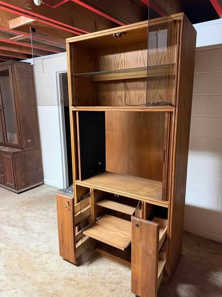 Photo of free Oak Stand (Cicero/Bridgeport) #2