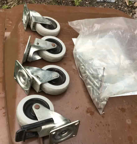 Photo of free Chunky trolley type wheels (Dunfermline KY11 3El) #1