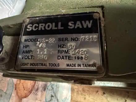 Photo of free Scroll saw (Bradmore WV3) #2