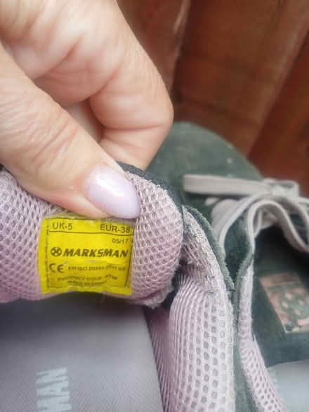 Photo of free Women's size 5 steel toecap work shoes/ trainers (Haylands Way MK41) #2
