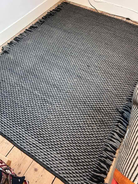 Photo of free Lovely Heals Wool Rug Black and Grey (St Leonards TN38) #1