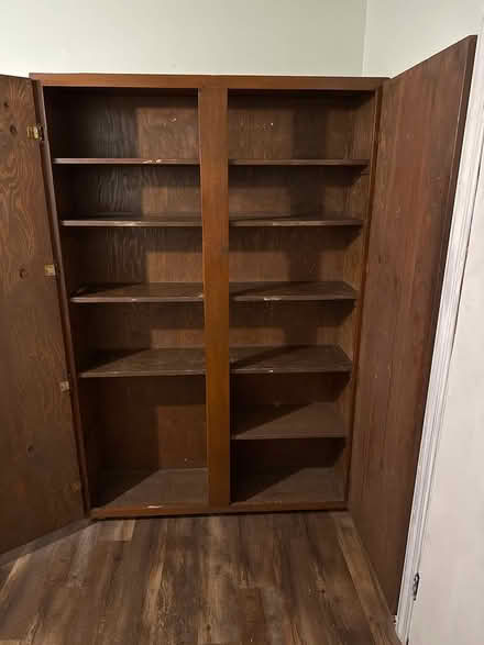 Photo of free Large wooden cabinet (Raleigh NC) #1