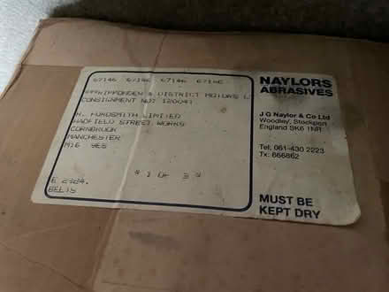 Photo of free Sanding Belts for Linishing Machine (Cowplain PO8) #2