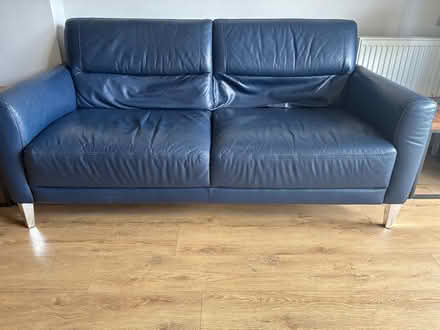 Photo of free Leather 2 seater sofa (Dun Laoighaire) #1