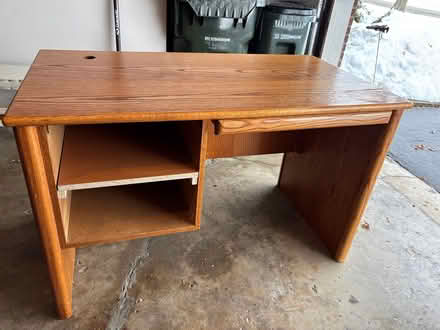 Photo of free Oak Desk (Near Hobson/Woodridge Dr) #2