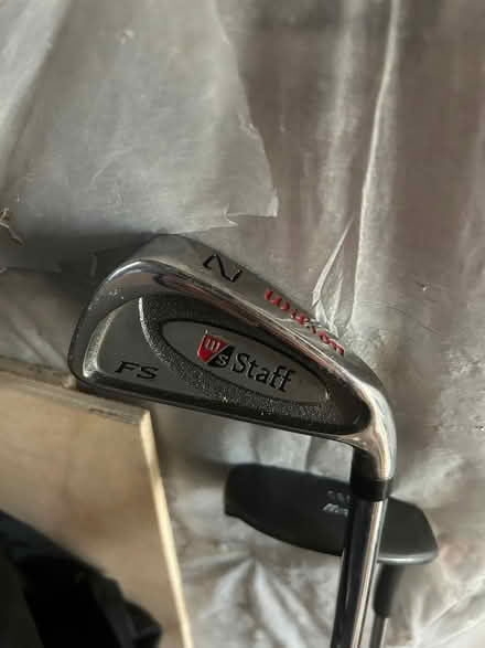 Photo of free Set of Wilson left-handed (short?) golf clubs (Bronllys LD3) #3
