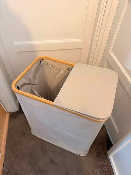 Photo of free Laundry hamper with two compartments (Longbrnton NT NE12) #3