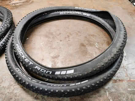 Photo of free 4 used Schwalbe 29x2.25" MTB tires (Westmont) #2