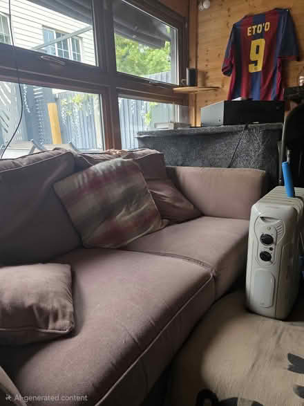 Photo of free Mocha two seater sofas x 2 (Goffs Oak EN7) #1
