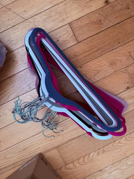 Photo of free Large bundle of clothes hangers (Upton E15) #2