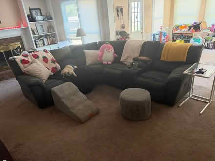 Photo of free L-couch / recliner ends (Snellville, Ga) #1