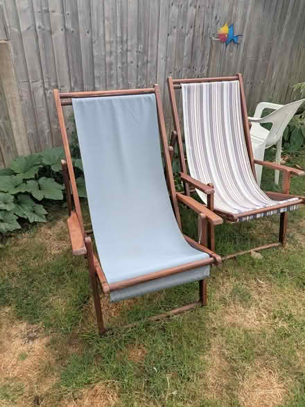 Photo of free 2 x lounge chairs (Castlepoint BH8) #1