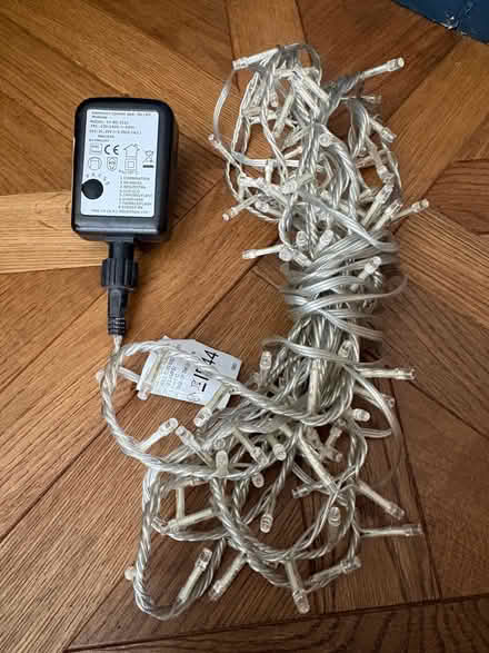 Photo of free String of 120 plug in red coloured lights (Walshaw BL8) #2