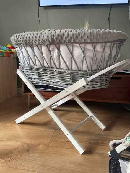 Photo of free Grey moses basket (Catford, SE6) #1