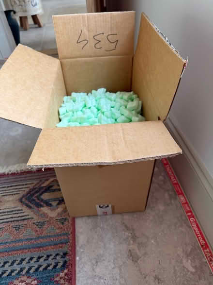 Photo of free Packing boxes + box packing chips (Glusburn BD20) #3